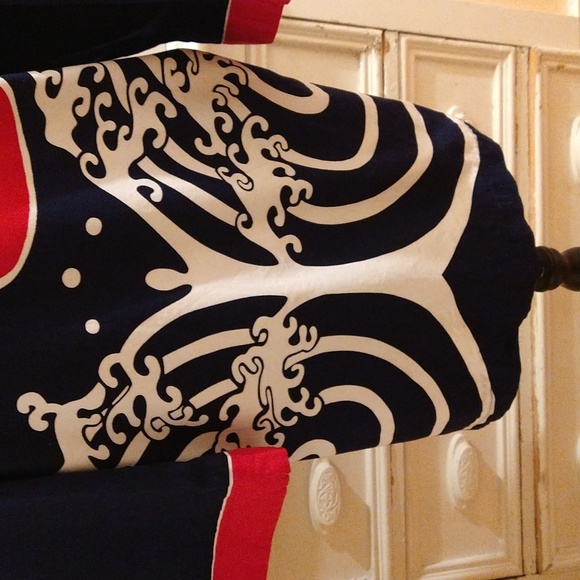 Blue, red and white kimono/gee - Picture 4 of 8